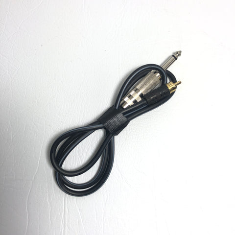1/4" Phone Male To Rca Male Audio Interconnect Cable 3ft