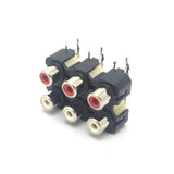 9A042016 RCA JACK 6P AG-V3020 front of connector
