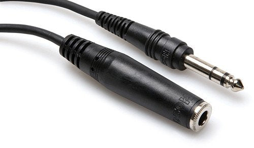 Hosa HPE-325 1/4 inch TRS to 1/4 inch TRS Headphone Extension Cable, 25 feet