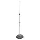 On-Stage MS7201 Round base microphone stand with cast zinc clutch