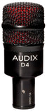 Audix D4 Dynamic Instrument Microphone - Teletechproaudio