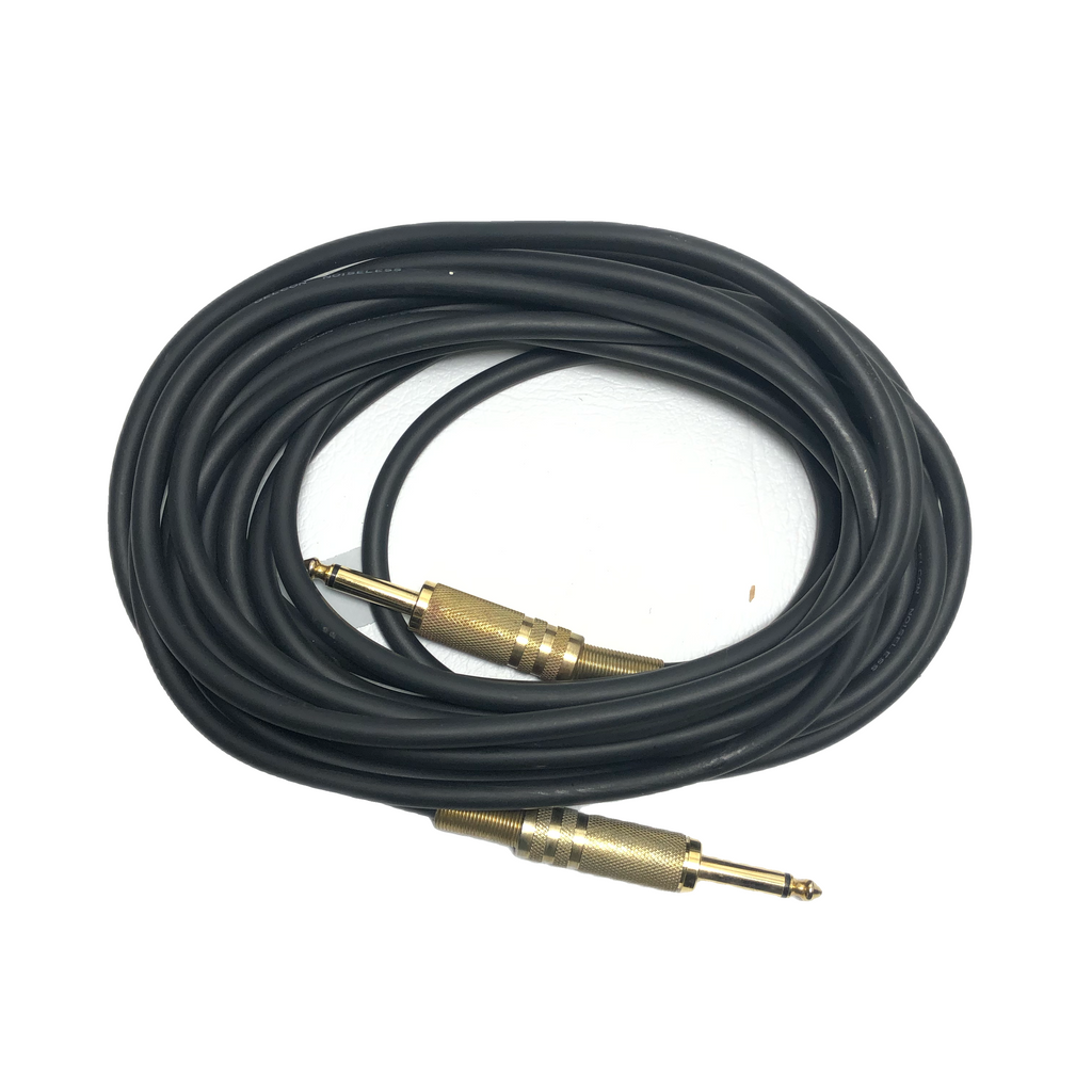 1/4" TS Male to TS Male Gelcon Noiseless Cable - 20FT