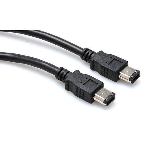 Hosa FIW-66-106 FireWire 400 Cable, 6-pin to Same, 6 ft