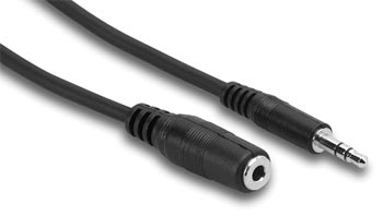 Hosa MHE125 1/8 Inch Headphone Extention Cable