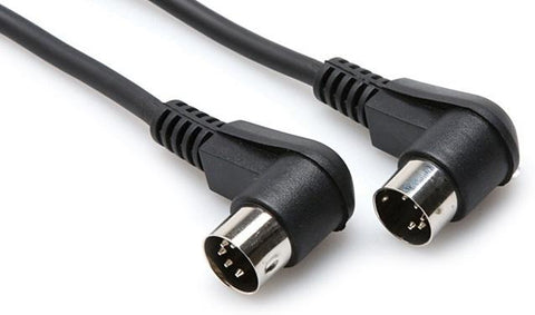 Hosa MDR-103 Right Angle Midi Cable 3 Ft.
