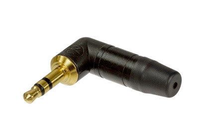 Right-angled 1/8" phone plug-Gold contact - NTP3RC-B