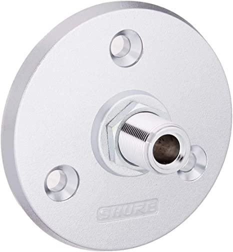 Shure A13HD Heavy-Duty Mounting Flange for Gooseneck and Shaft Microphone Mounts (chrome)